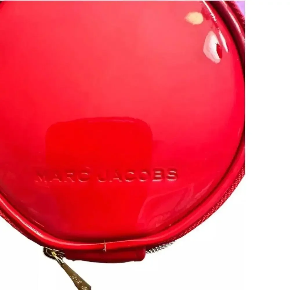 Marc Jacobs Red Patent Leather Crossbody Bag, New with Tag MSRP $98
